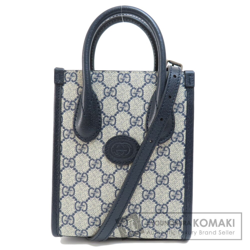 Gucci GG Tote Handbag Leather